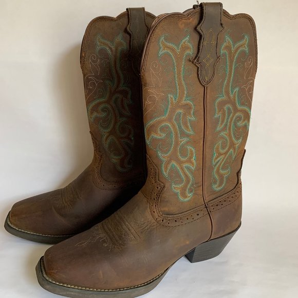 Justin Boots Shoes - Justin Durant Women's Stampede western boots